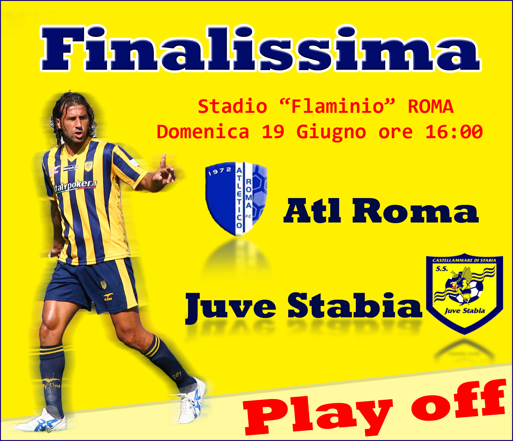 Atletico Roma-Juve Stabia, tutti per la B