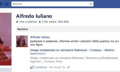 facebook papà Iuliano accusa Michele Padovano