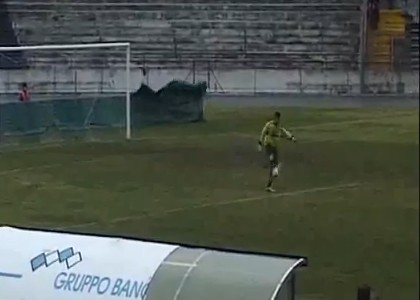 Il video di Savona-Giacomense 2-0 gol di Aresti su rinvio