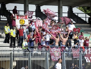 Reggiana-Carpi sciopero del tifo locale per 15'