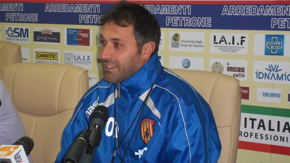 Dal Benevento auguri a mister Imbriani 