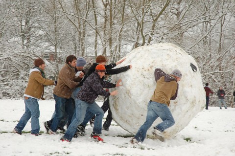 pallone neve