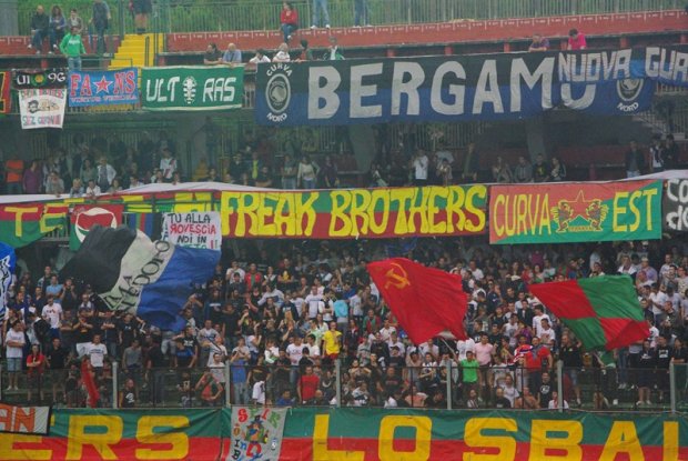 Ternana-Taranto al Liberati gli ultras Atalanta 