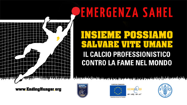 Lega Pro e Sahel Emergency maglia contro fame nel mondo