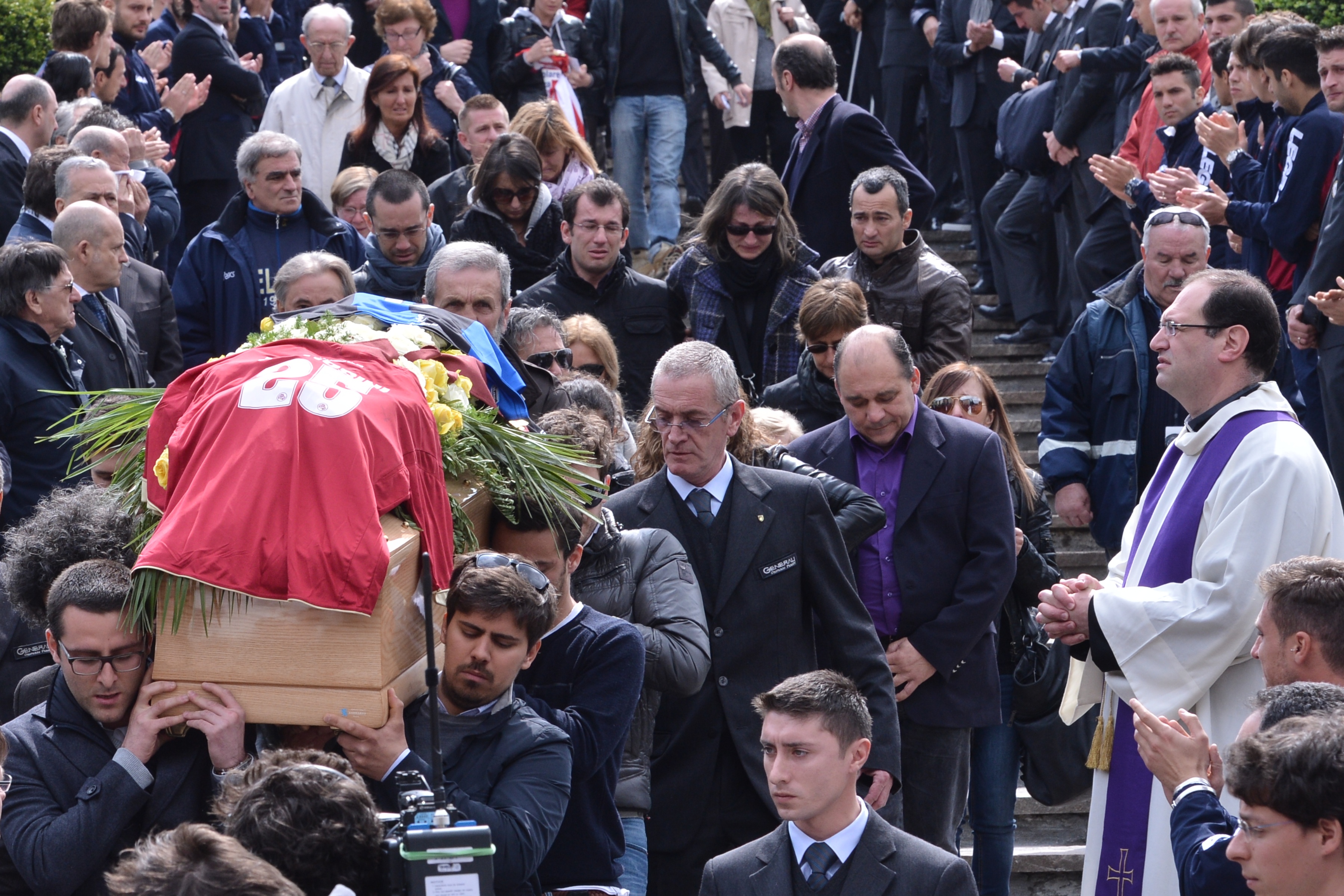 Foto funerali Morosini, ciao grande Moro