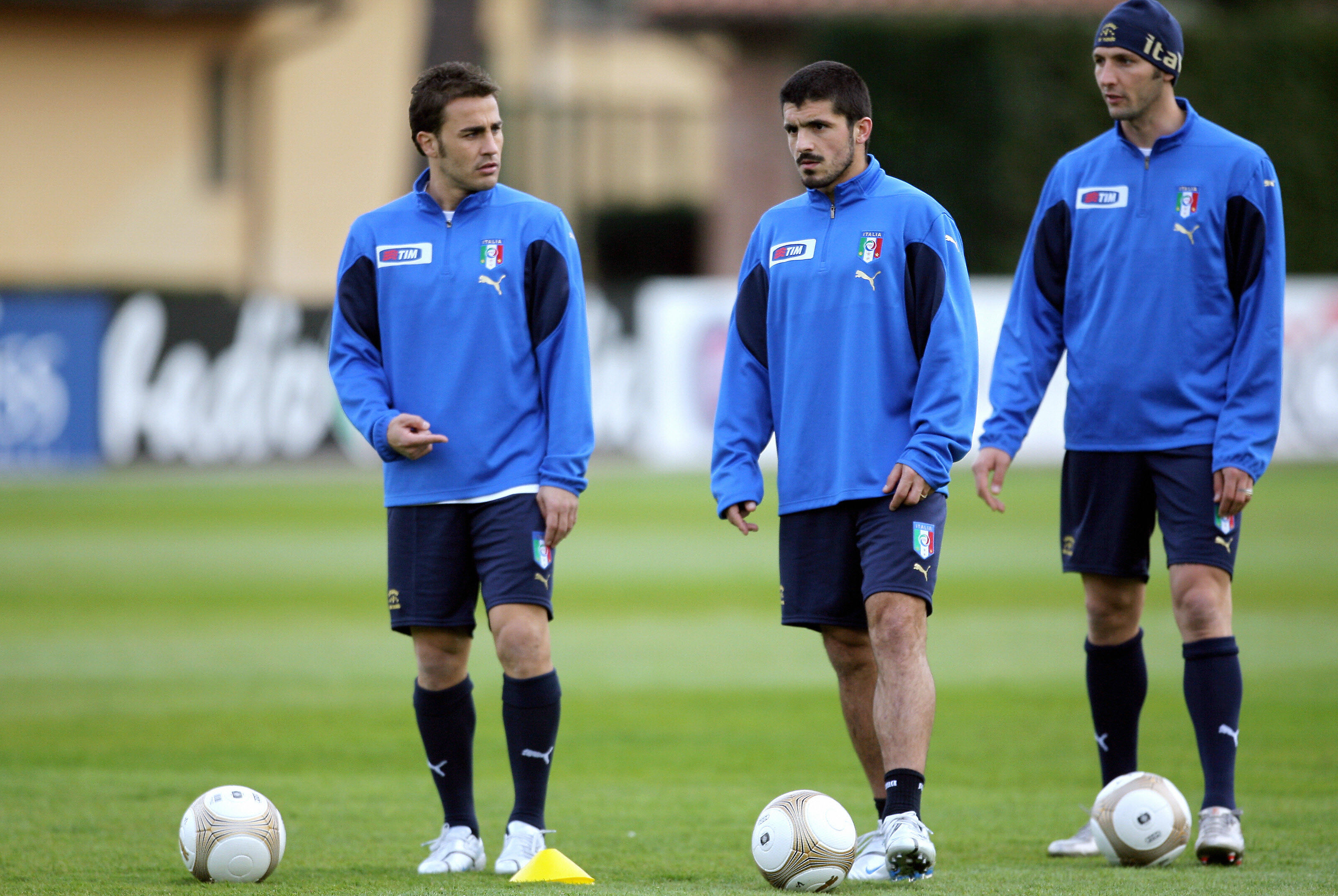 A Coverciano corso allenatori Lega Pro con Gattuso, Cannavaro e Materazzi