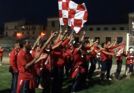 Teramo-Ancona allo stadio Nuovo Comunale festa Lega Pro